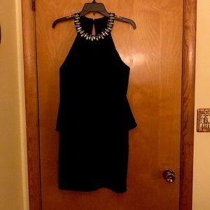 Black cocktail dress